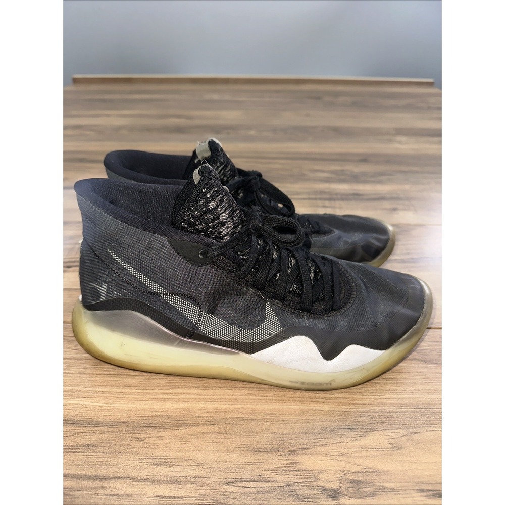 NIKE ZOOM KD 12 The Day One AR4229 001 Black Platinum White Men's‎ 10.5 Shoes
